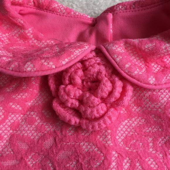 Pippa and Julie Pink Floral Retro Dress 2T - Picture 8 of 8